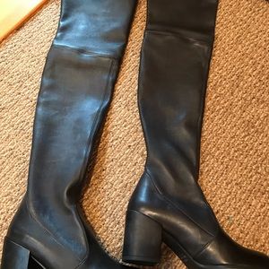 Stuart weitzman leather tie land